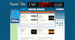 Desktop Screenshot of buenights.com